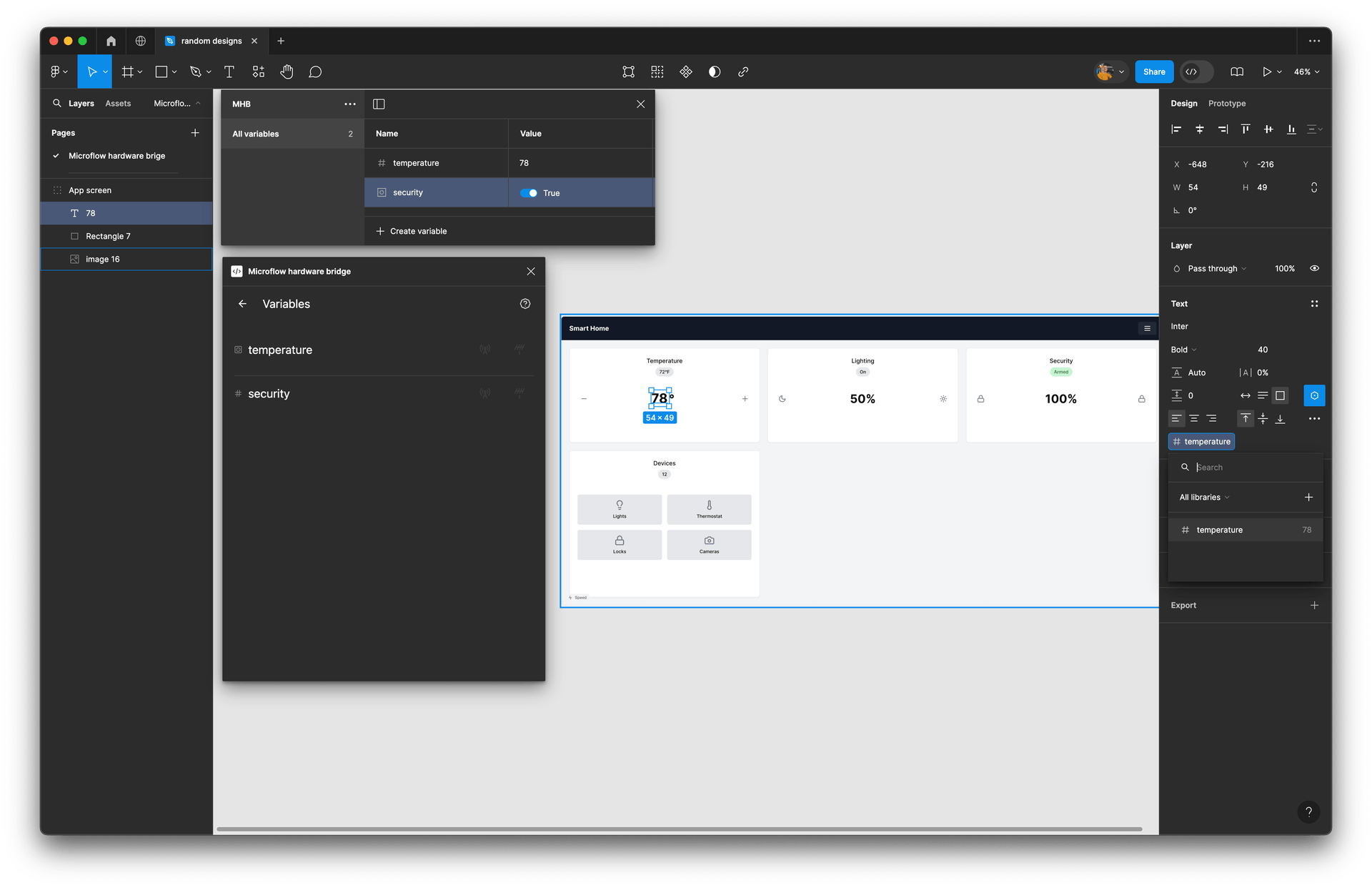 Microflow hardware bridge